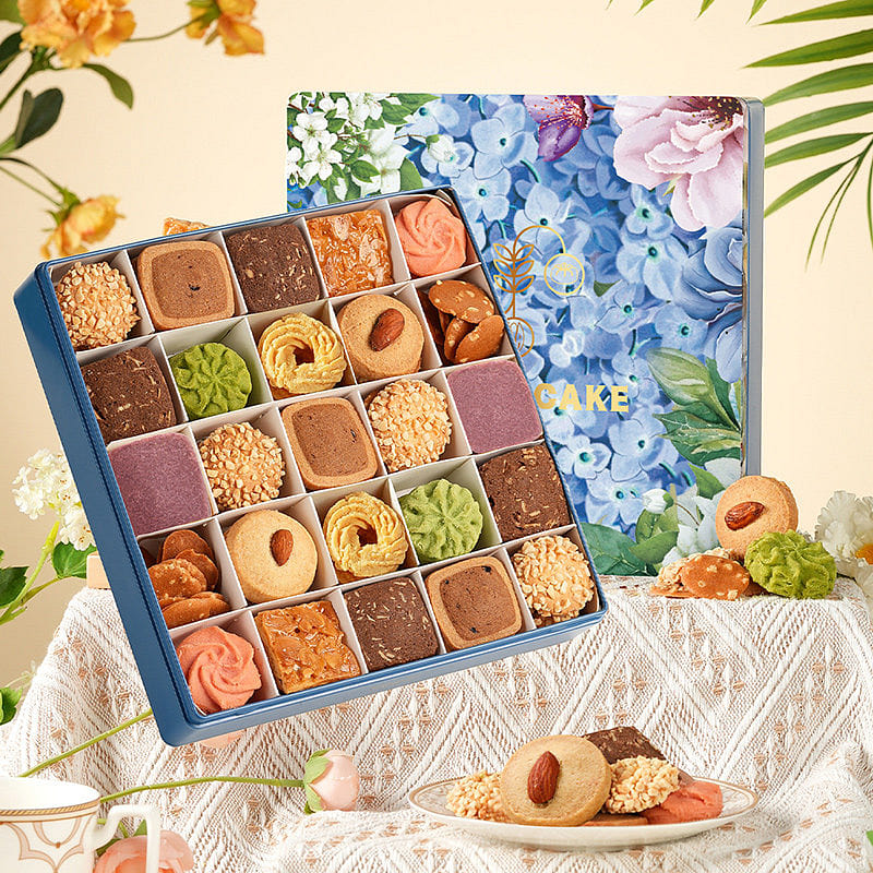 10-Flavor Assorted Cookie Gift Box for Tea Time 1 each