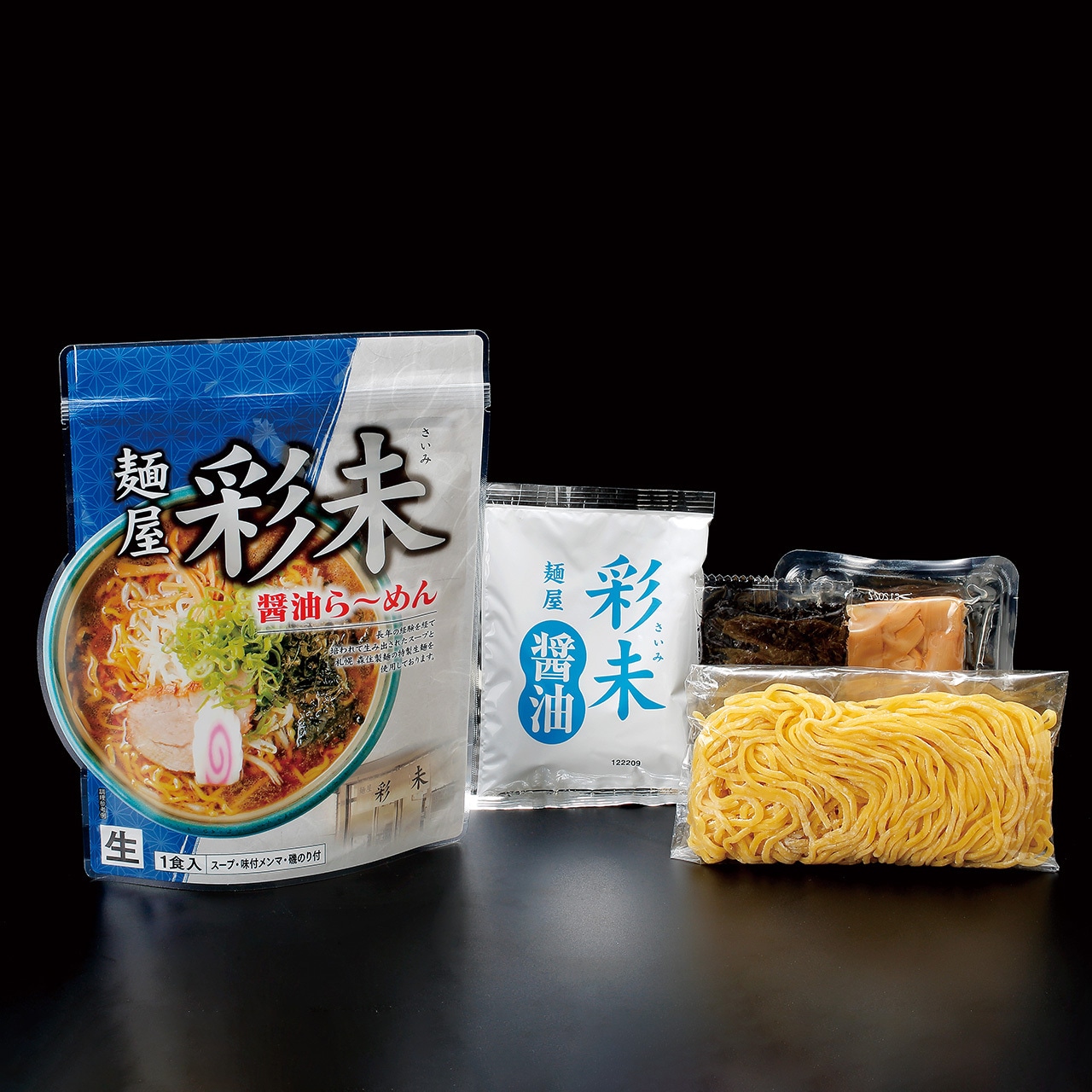 【日本直邮】日本 森住制面 1人份 麺屋彩未 酱油味