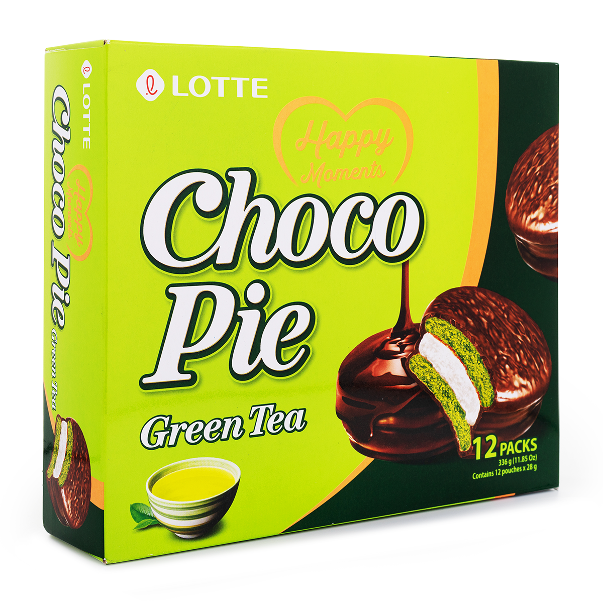 こちゃ ロッテ チョコパイ 抹茶（12個入） 336 グラム - Weee!