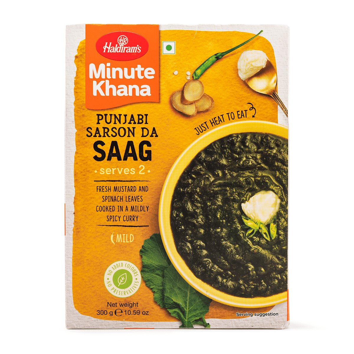 Haldiram’s Sarson Ka Saag Ready to Eat 10.6 oz*20 pack