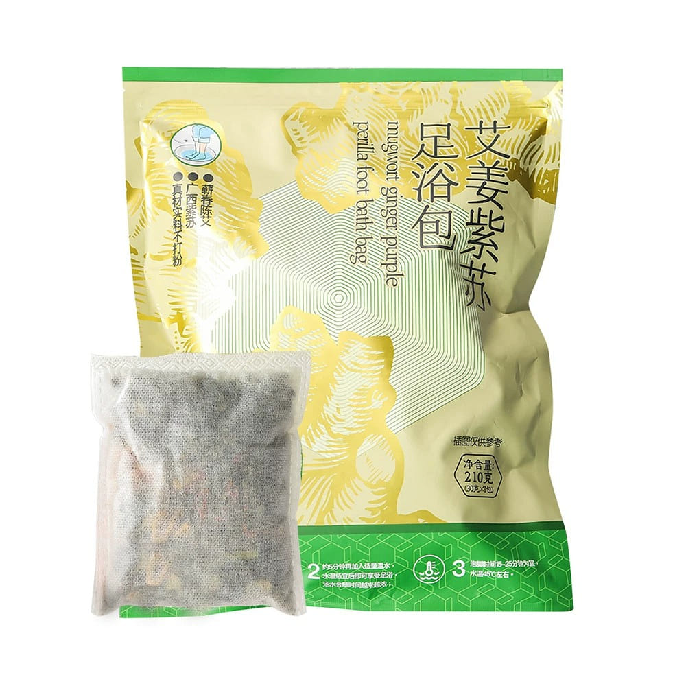 Mugwort Ginger Perilla Foot Bath 7pcs 210 g