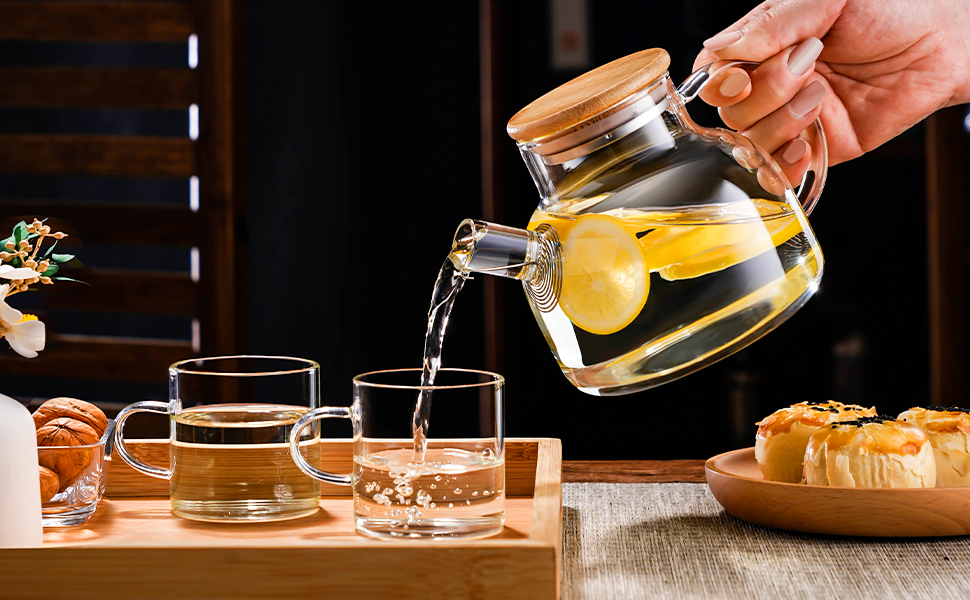 glass teapot
