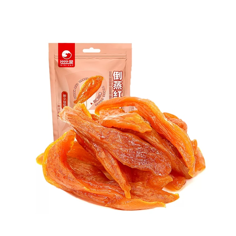 商品详情 - 【断货王爆款到货】【香糯代餐】比比赞 倒蒸红薯干地瓜干带皮小香薯干无蔗糖解馋零食小吃休闲食品 250g - image0