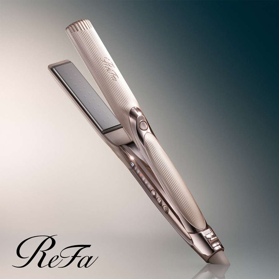 【日本直郵】 日本 REFA 負離子 直板夾 直髮造型夾 直捲兩用 象牙色 1件