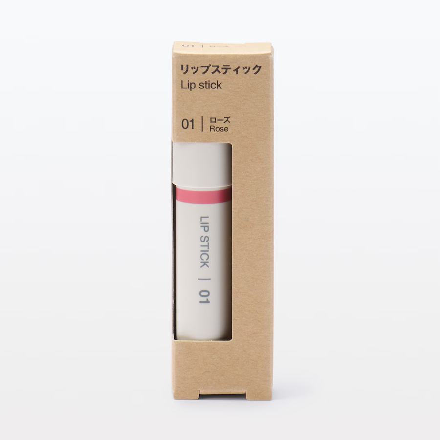 【Expédition directe du Japon】 Japon MUJI Liangpin Liangpin Rouge à lèvres hydratant 01 Rose 2,5g