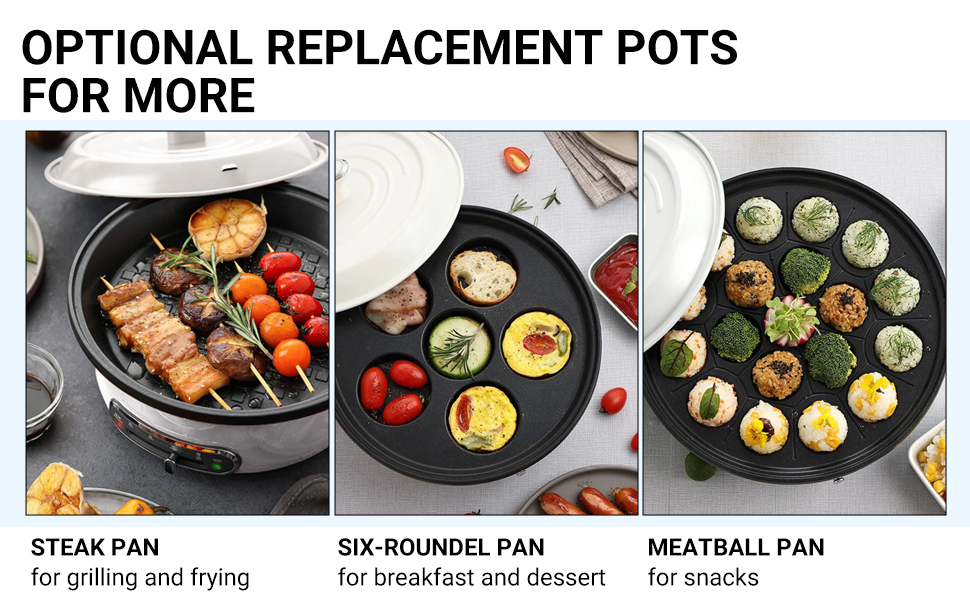 multifunctional cooking pot