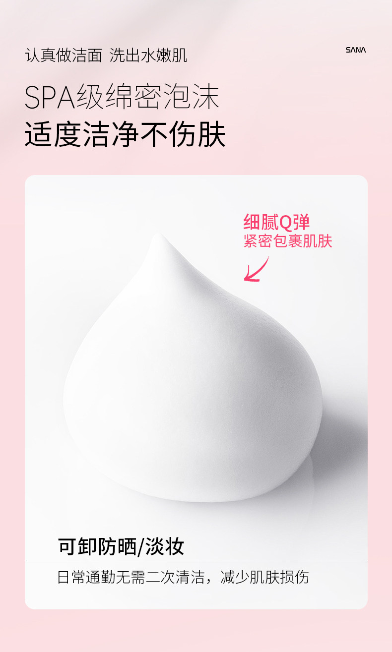 【日本直邮】 日本 SANA莎娜 莎娜 豆乳 洗面奶 Q10辅酶 洁面乳 深层清洁 干皮补水 保湿卸妆 150g