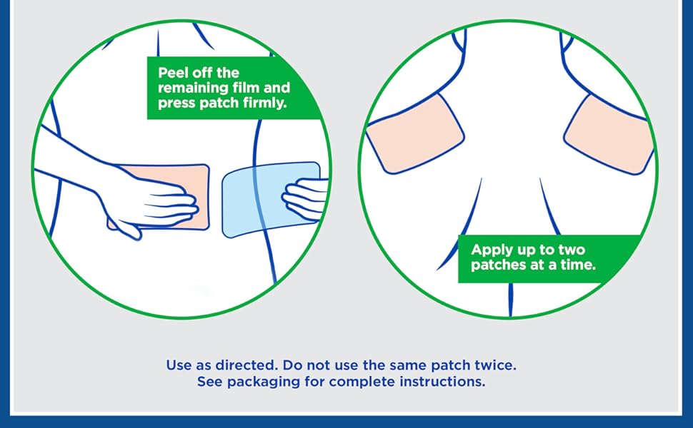 use as directed, peel and apply