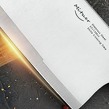This knife can cut all kinds of meat, including fish, crab, lobster and other seafood
