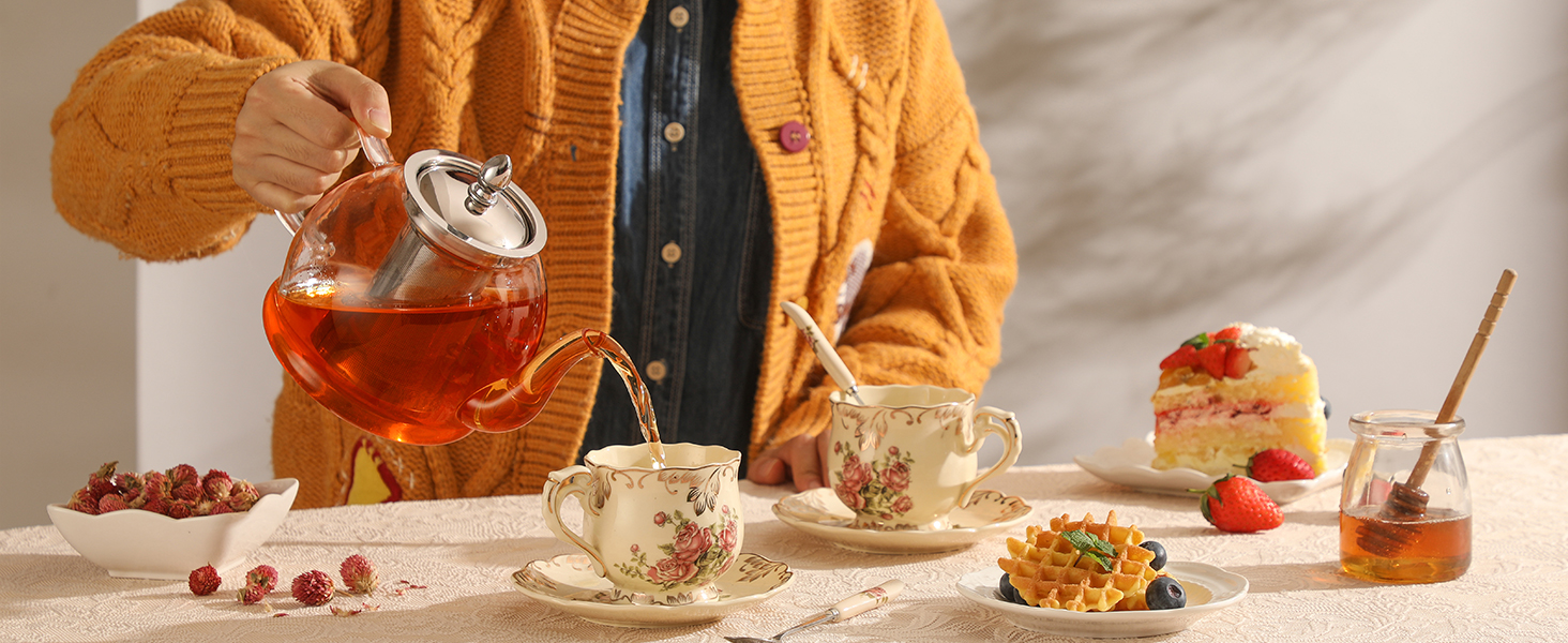 teapot  with infuser