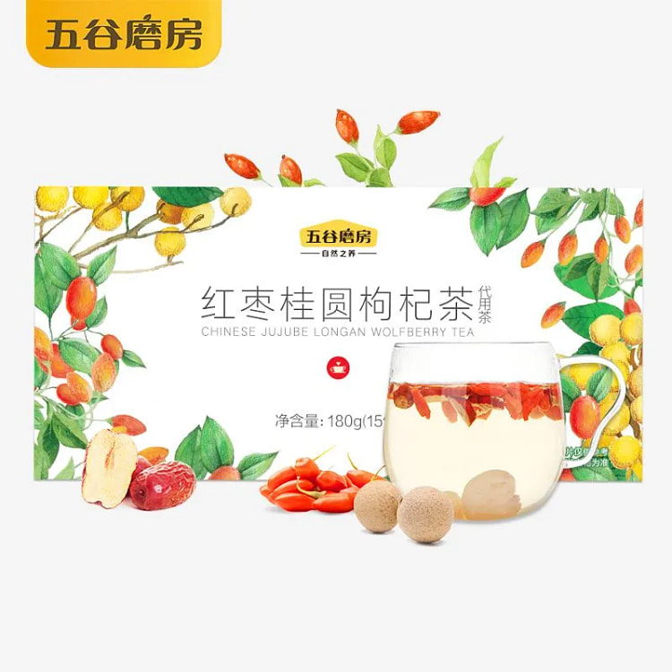 五谷磨房红枣桂圆枸杞茶180g 180 克