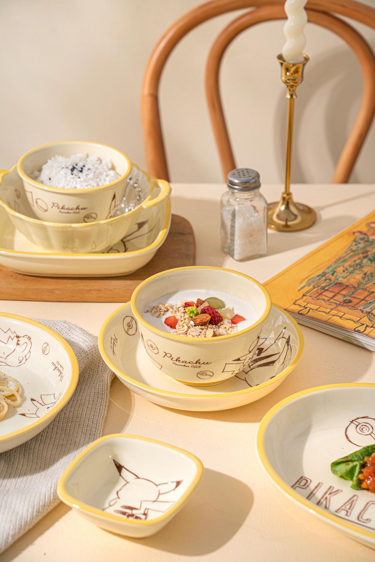 顺祥 W釉下6英寸新范碗2件套(宝可梦款-童真)15.3*7.8cm