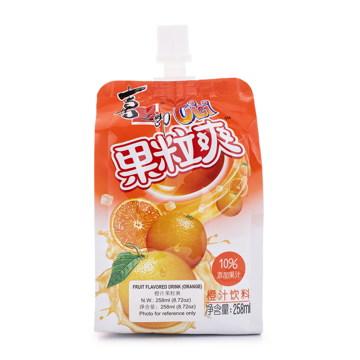 乳液・ミルク Jiyong Get Strong Food Cici Fruit Jelly Drink, Peach Flavor 8.72 oz