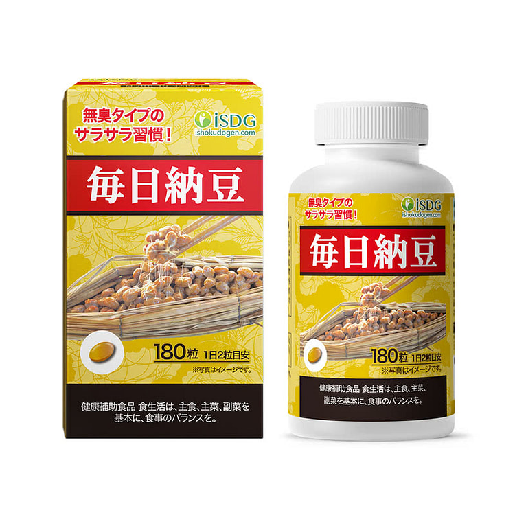 医食同源ISDF每日纳豆0.655g*180粒 117.9 克