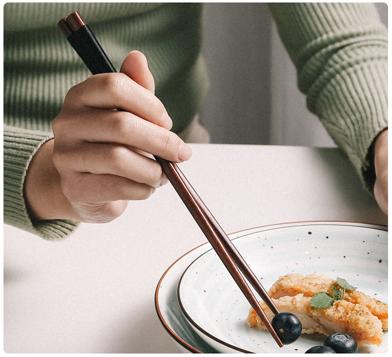 SUMI Artisan-Crafted  Wood Chopsticks & Spoon 2 Packs