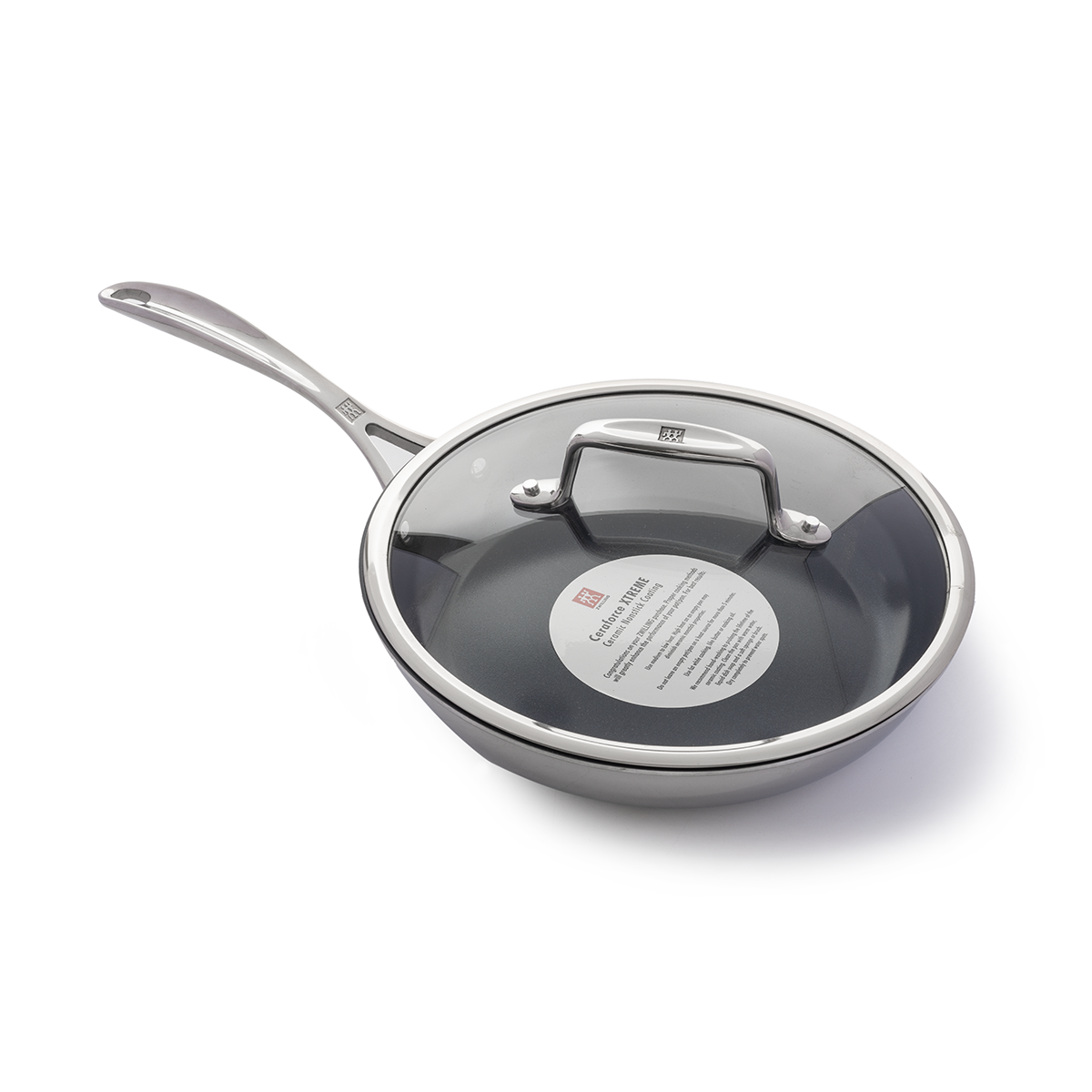 Zwilling ステンレス セラミックコート フライパン 蓋付き - Weee!