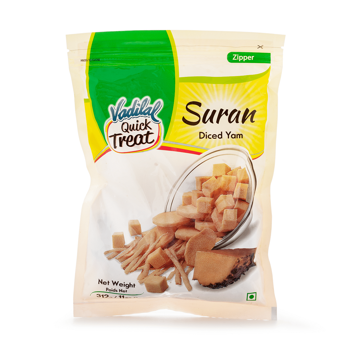 Suran (Inhame Elefante) Congelado, Vadilal 11.01 onça(s)
