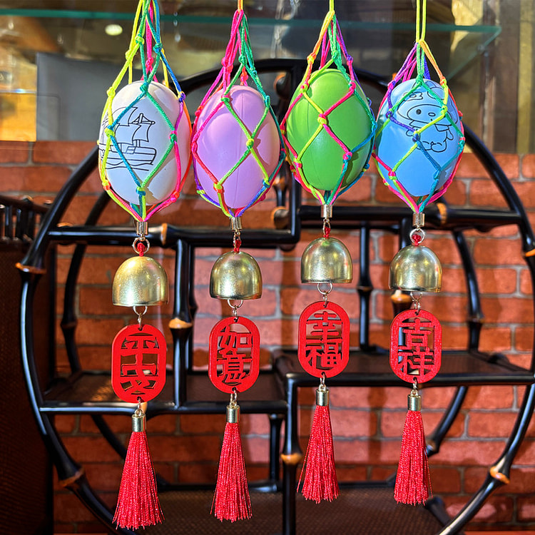 三月三立夏端午节手工编织蛋兜4款随机发