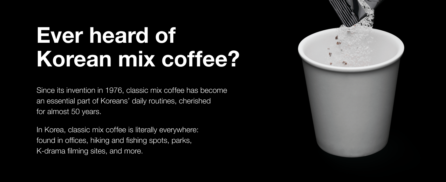 Korean mix coffee