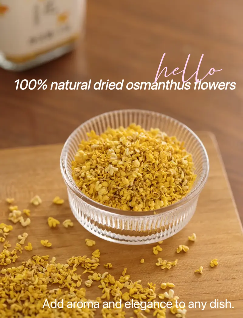 奢华干花混合，适用于茶叶和diy创作 – 桂花、红玫瑰花瓣和茉莉花，用于香薰和清新茶饮 商品详情 6