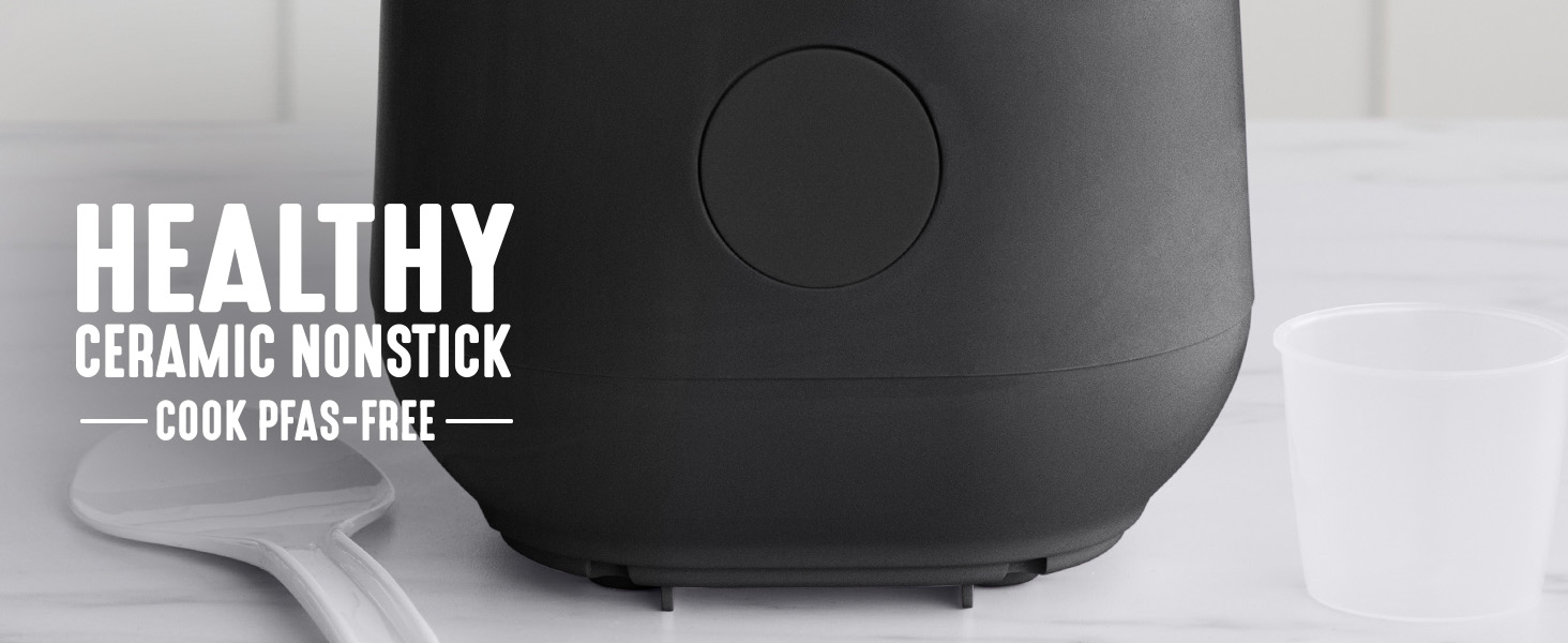 GreenLife, Ceramic Nonstick, PFAS-Free, Non-Toxic, Rice Cooker, Electrics