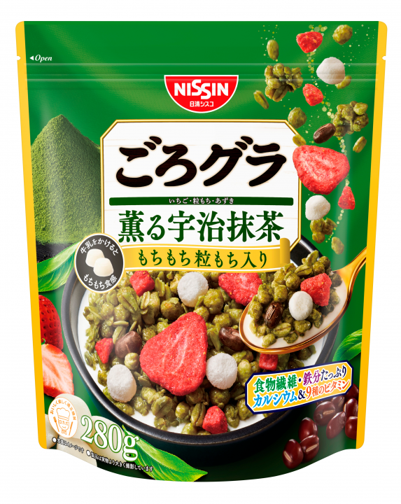 日本直送」日清食品・ごろっとグラノーラ ごるグラ薫る宇治抹茶 京都産