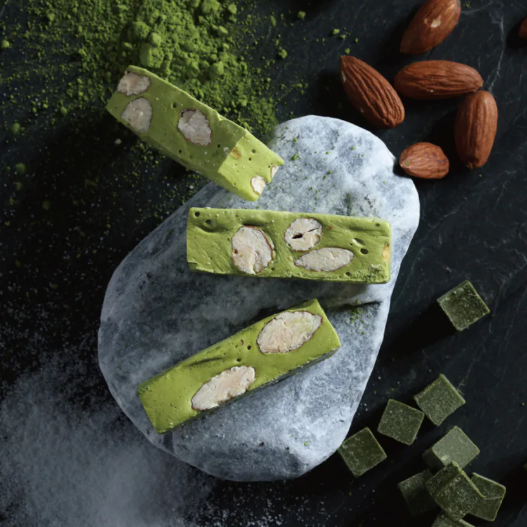 抹茶牛軋糖_台灣伴手禮_糖村