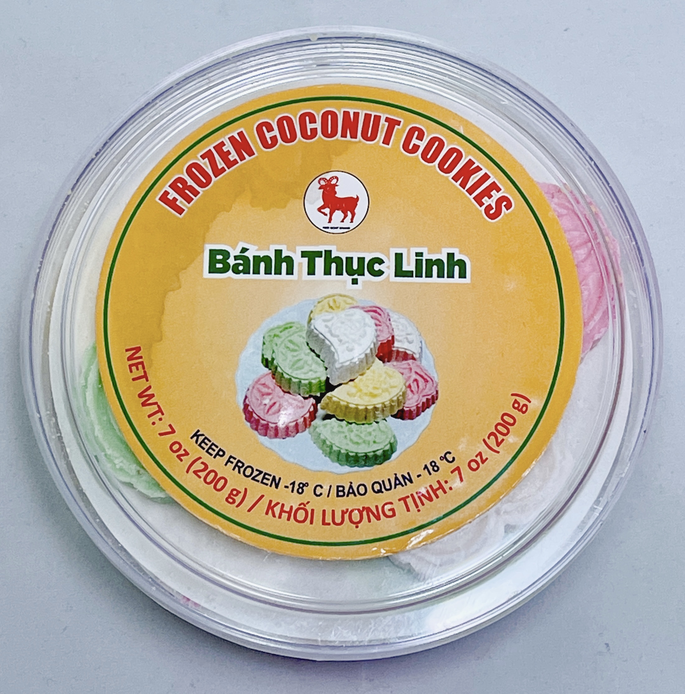 Red Goat Coconut Cookie (Banh Thuc Linh) Frozen - Weee!