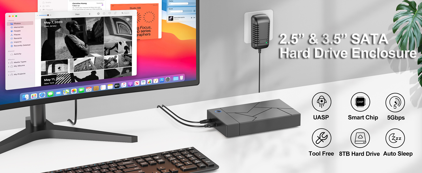 USB to SATA hard drive docking station