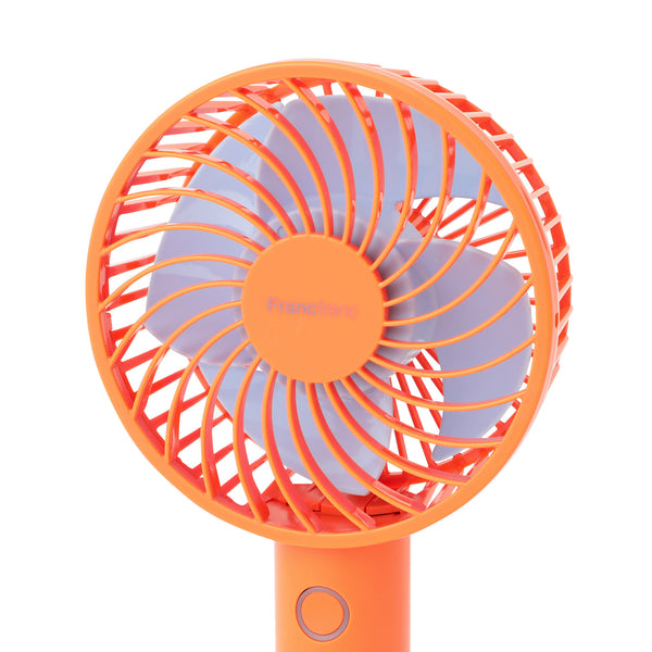 フレ ハンディファン バイカラー オレンジ