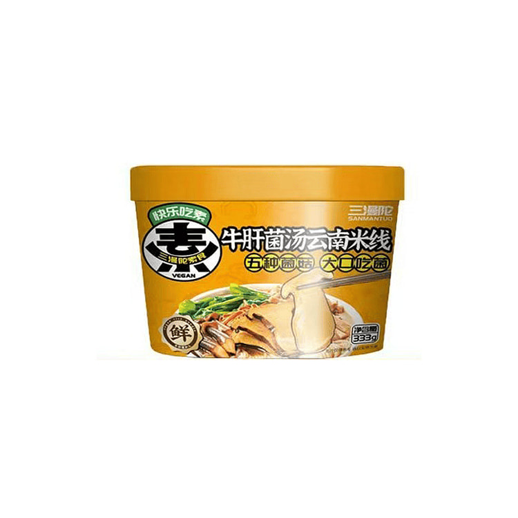 Mì gạo Sanmantuo nấm thuần chay 333g hộp 333 g