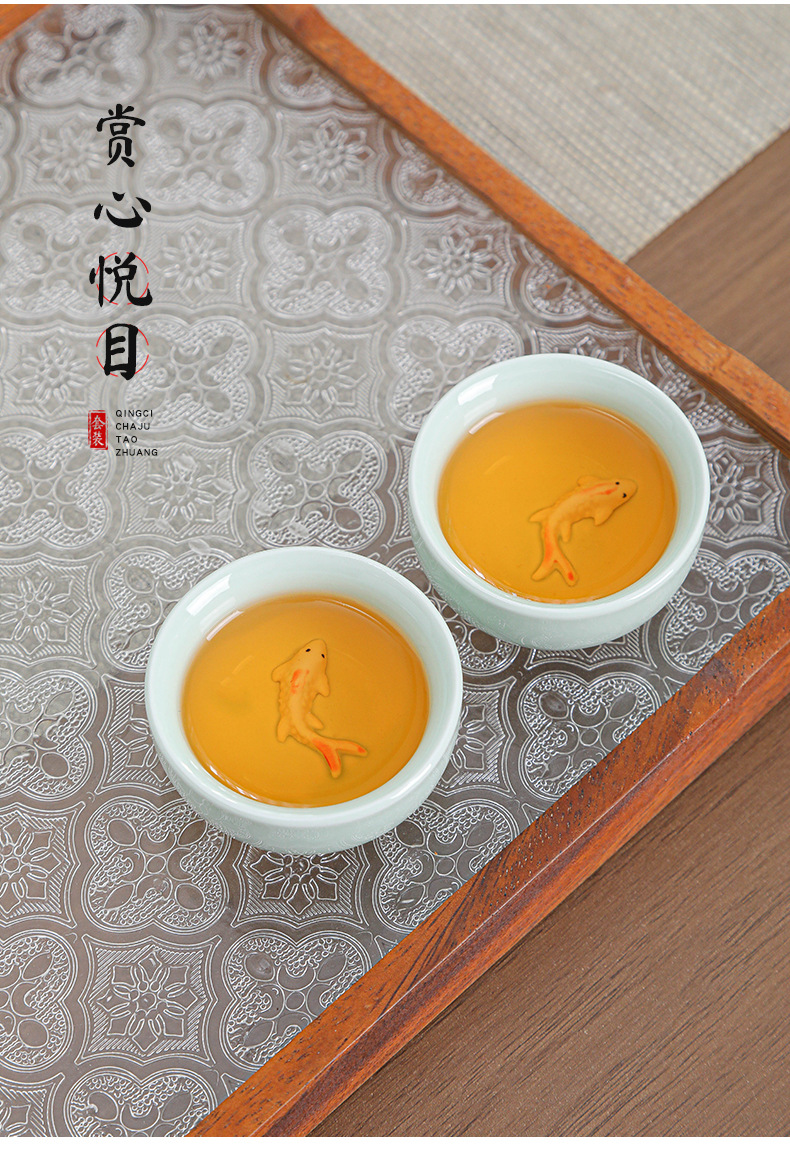 素覓食 青瓷壺一壺二茶寵杯 千里江山禮盒