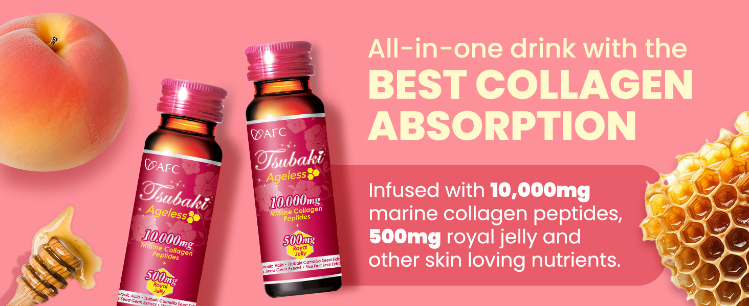 tsubaki ageless best collagen absorption