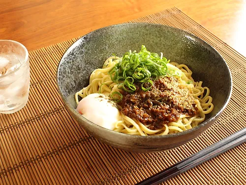 【日本直邮】NAKAGAWA 干式担担面 2人份 粗面 【附酱料、七香辣椒粉、碎磨芝麻】