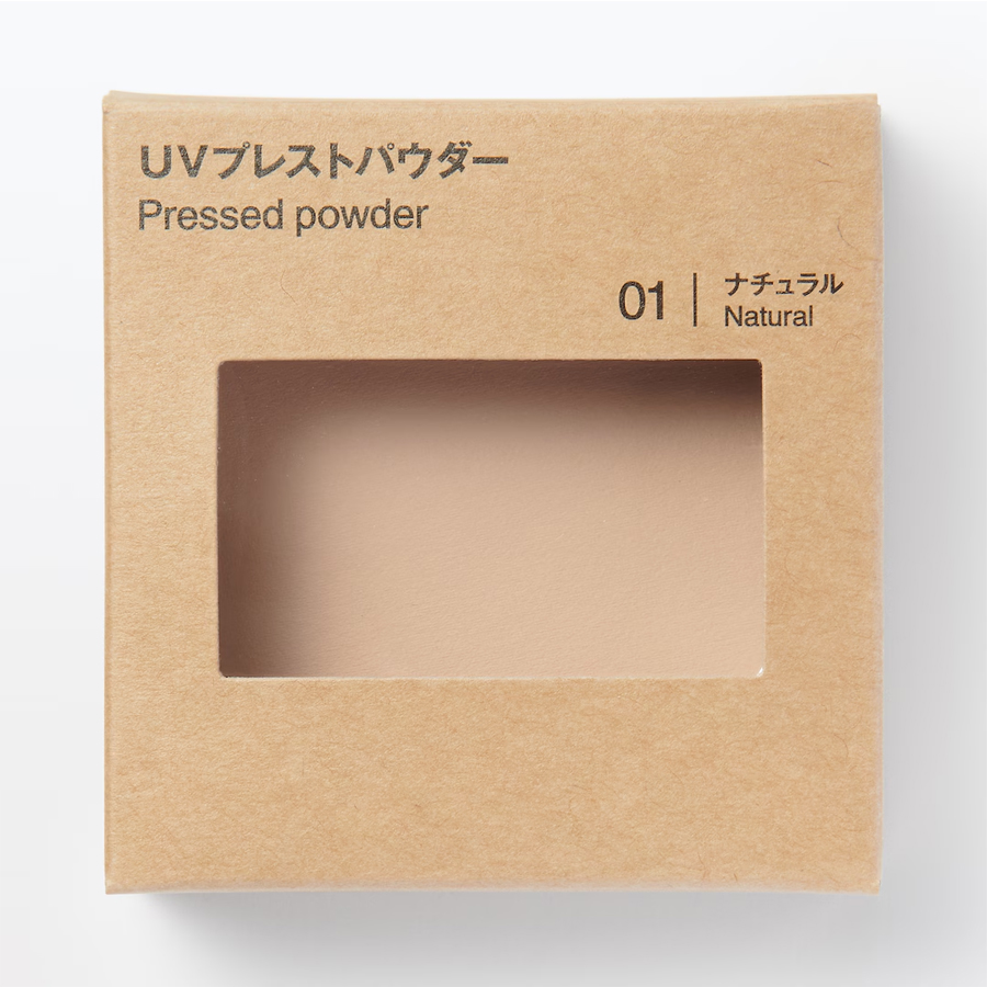 【日本直邮】 日本 MUJI 无印良品 轻盈防晒粉饼 01 自然色 SPF50+ PA++++ 9.2g