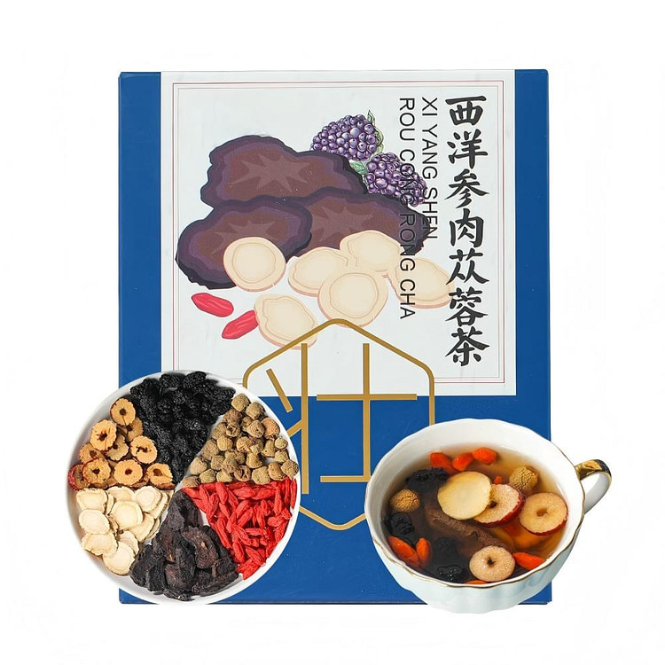 ชาโสมอเมริกันเนื้อทงรุง บำรุงไตเพิ่มพลัง 10g*10