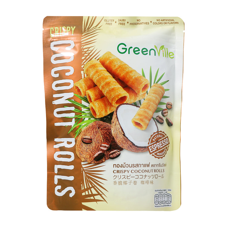 green ville coconut roll cofe flavor 70g