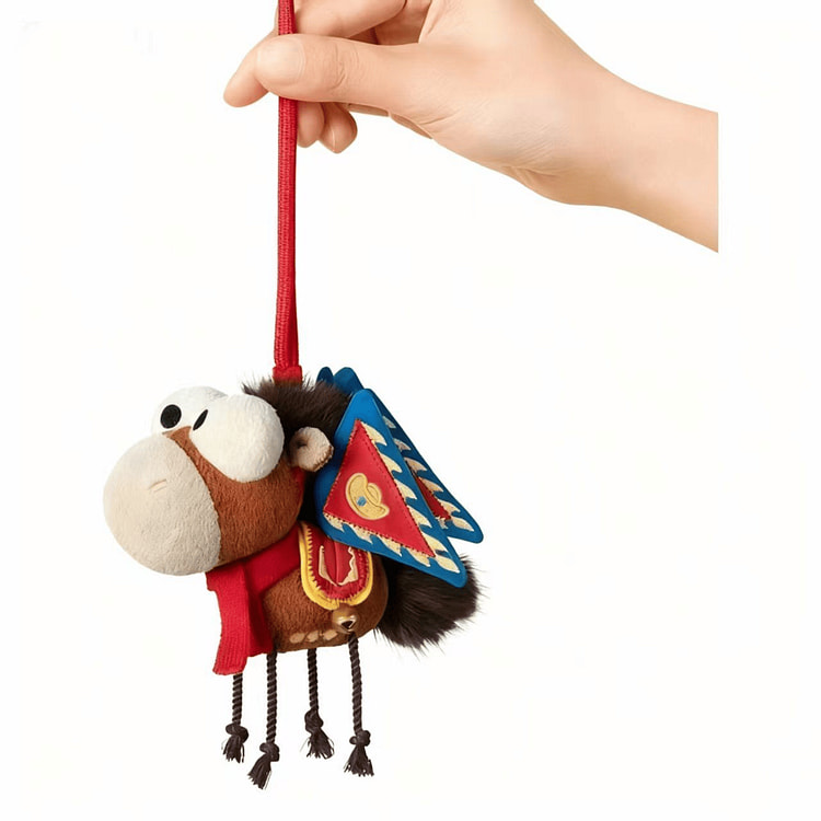 2026马年吉祥物毛绒玩具挂饰包包挂件 一马当先 1 份
