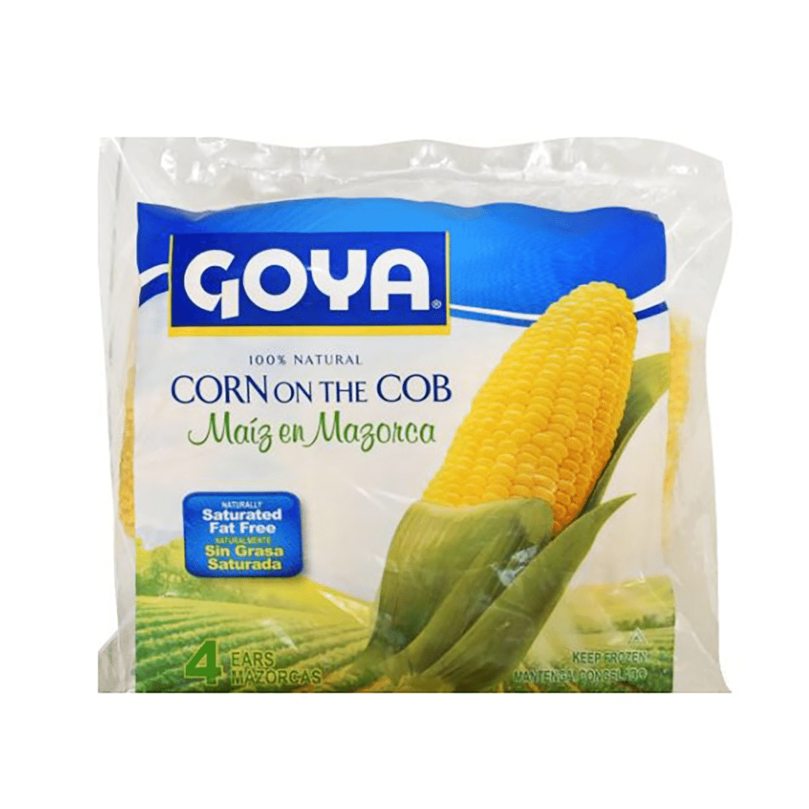 Milho na Espiga 100% Natural Goya, Congelado 31.2 oz