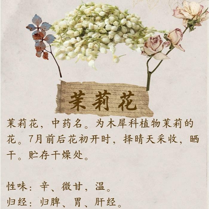 杞里香 茉莉花茶 28g 清肝明目、生津止渴、凉血去火「干茉莉花 香味不浓哦 清润微甜淡雅」