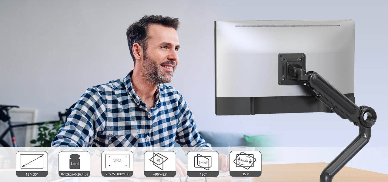 Rosewill Premium Single Monitor Mount