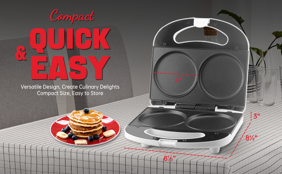 compact size, easy to use