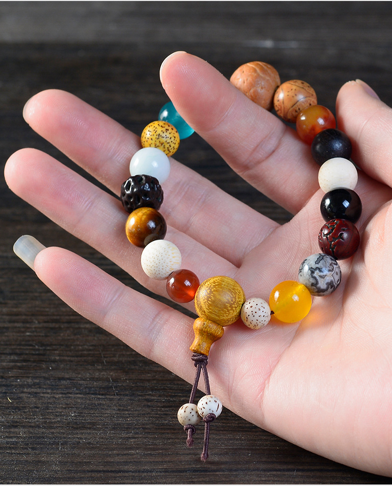 菩提十八多宝腕珠（蛇紋） 菩提十八多宝腕珠（蛇紋）