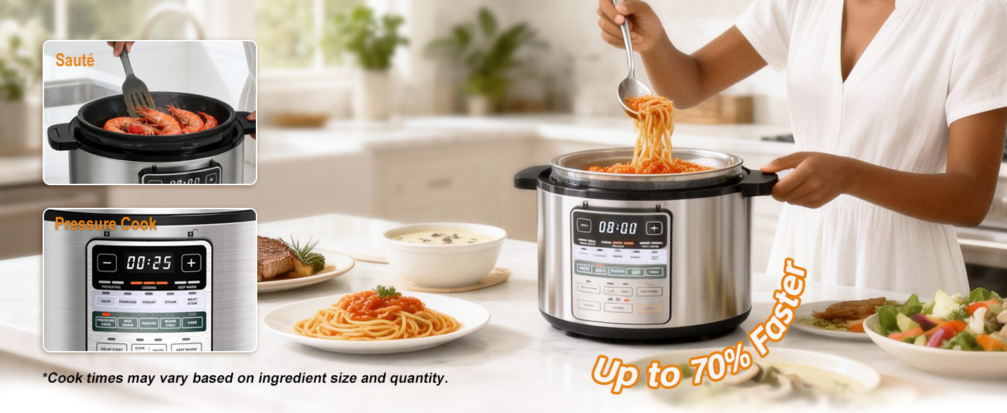 Fullwill 壓力鍋 不鏽鋼 Instant Pot 6 夸脫鍋