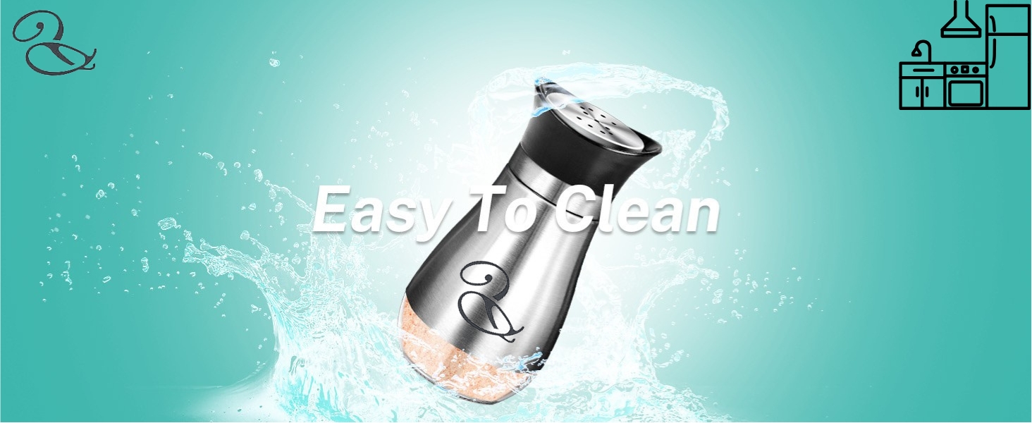 durable glass shakers, salt pepper for outdoor, silver lid spice jars, seasoning jars for BBQ,