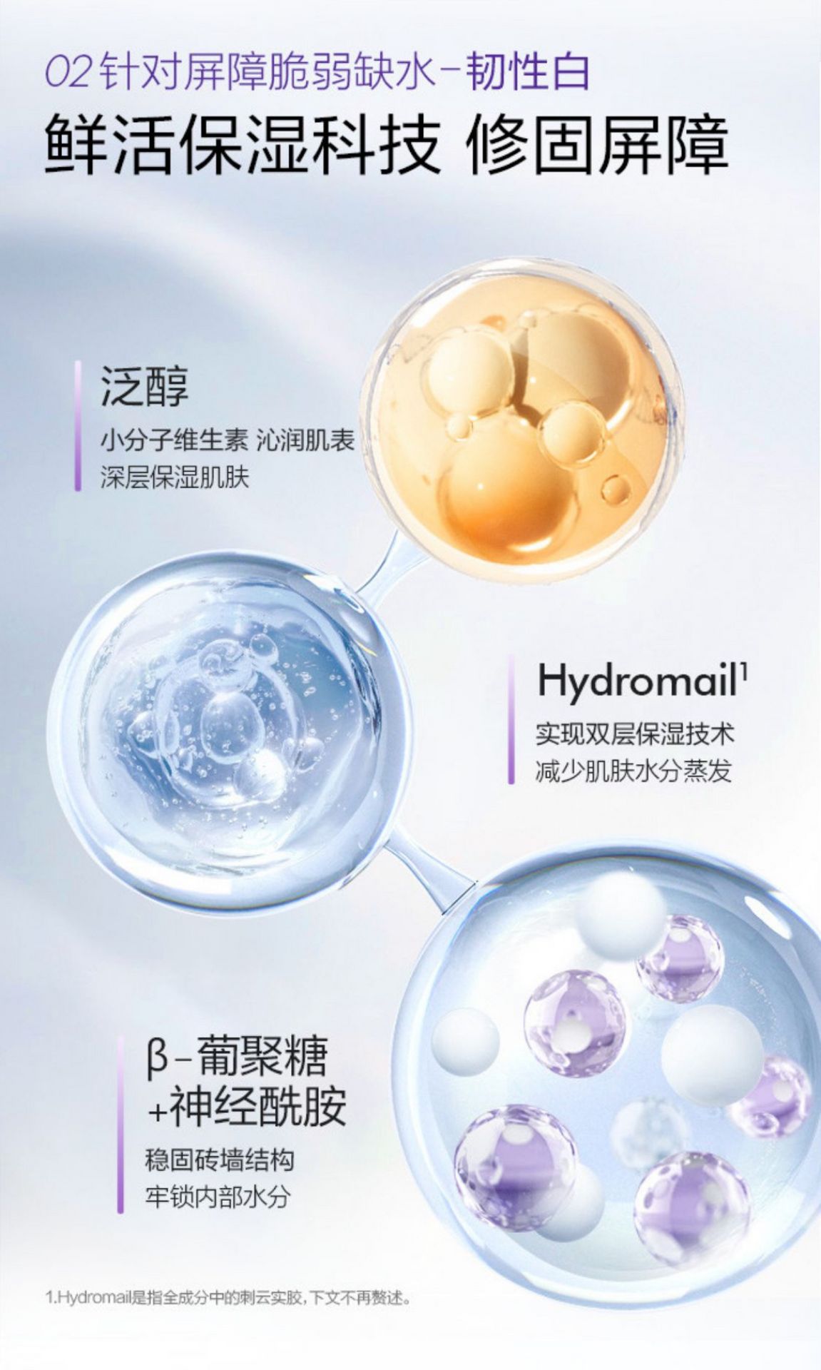 欧诗漫 安心小白管 美白淡斑次抛精华液 7天速变白 敏肌美白精华不反黑 1.2ml*15支