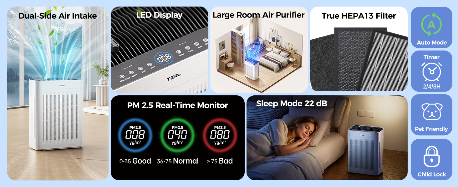 Air Purifiers for Home Large Room