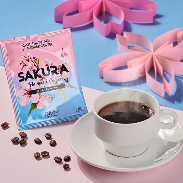 Get COFFEE FARM Sakura Flavored Coffee 10g Delivered | Weee! Asian
