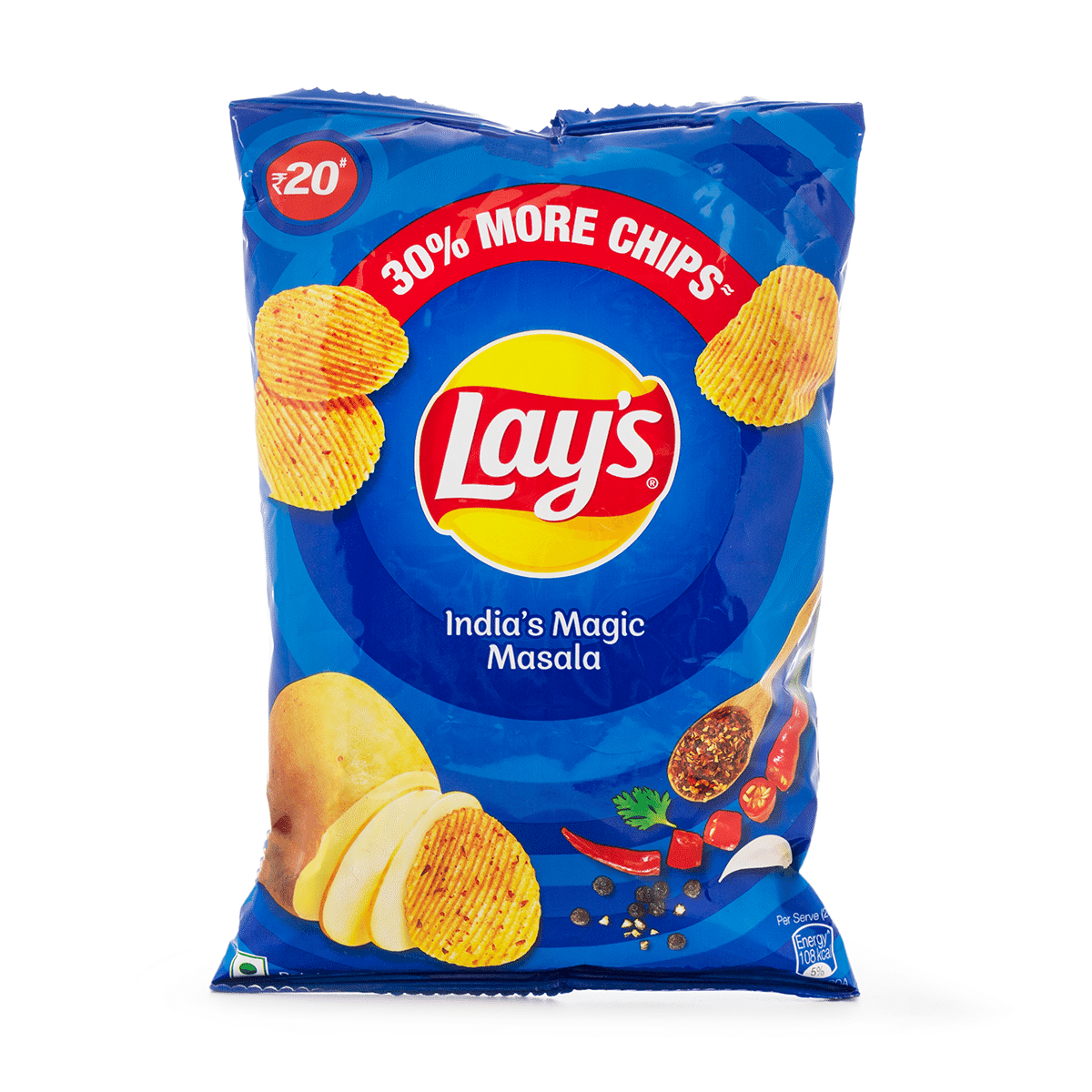 Lay's Chips Masala Flavor 1.82 oz*80 pack