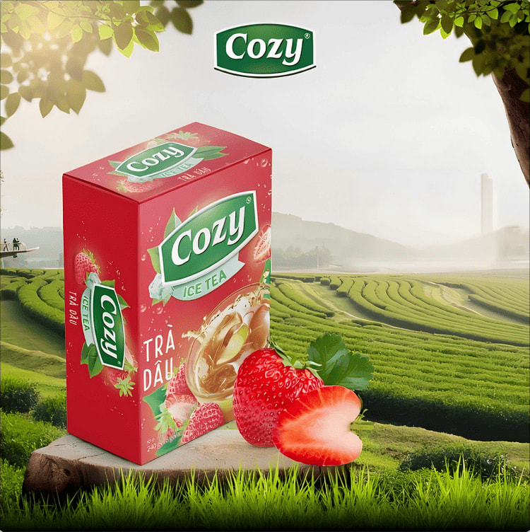 Vietnam Tra Cozy Strawberry Tea Bags